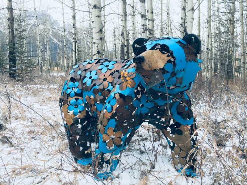 Baloo the bear - a Sculpture & Installation by Cedar Mueller