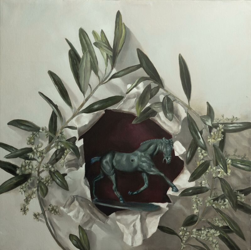 Leaving Town - a Paintings by Matthew Cosgrove