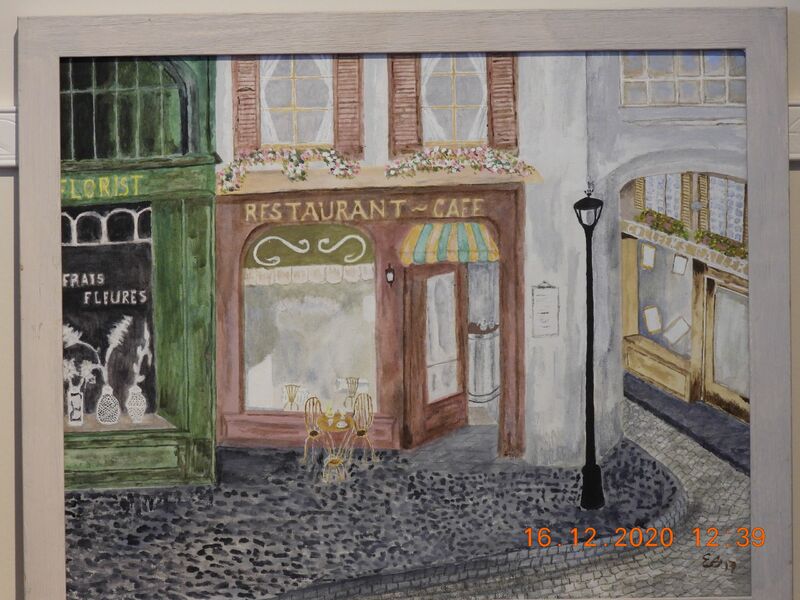 French Cafe - a Paint by Eric Cannell