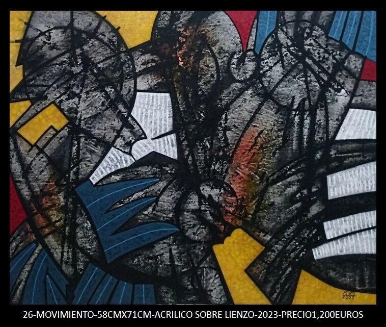 Movimiento  - a Paintings by Raul Rodríguez