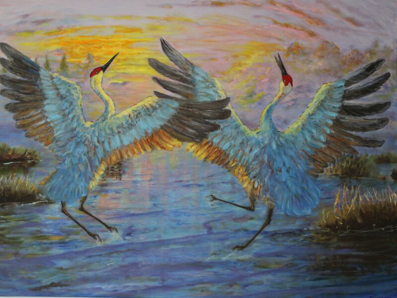 Dancing the Dawn - a Paint by eleanor guerrero