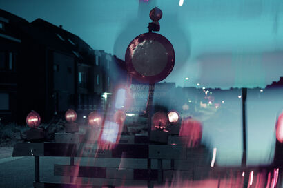 Night Motions 04 - a Photographic Art Artowrk by Ljubica Denkovic