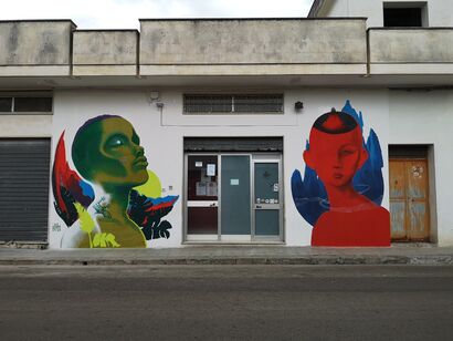 Mimesi e Nemesi - A Urban Art Artwork by Ale Senso