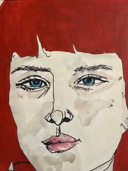 Between Glance and Silence - a Paintings Artwork by Mariko Kumon