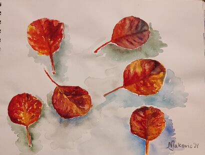 Fall colors - a Paint Artowrk by Nancy Jakovic