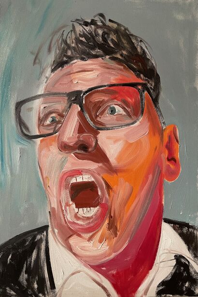 yelling - a Paint Artowrk by Andy P