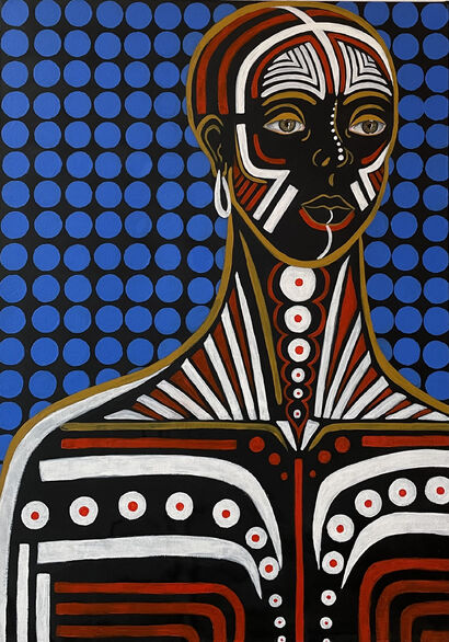 L'aborigeno  - A Paint Artwork by Veronica
