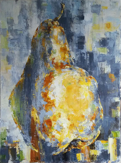 Pear. November - a Paint Artowrk by Kateryna Ivonina