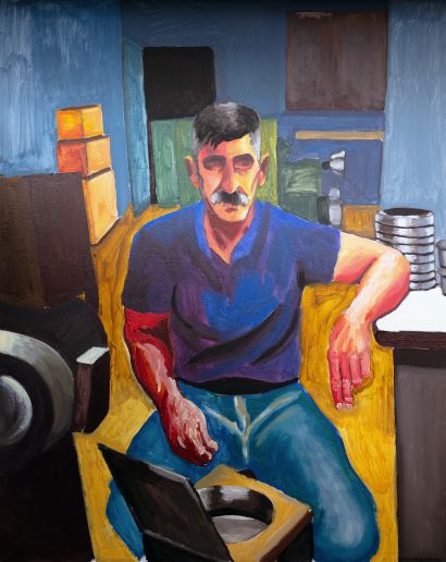 Abou Ali - a Paintings Artwork by Karamoush