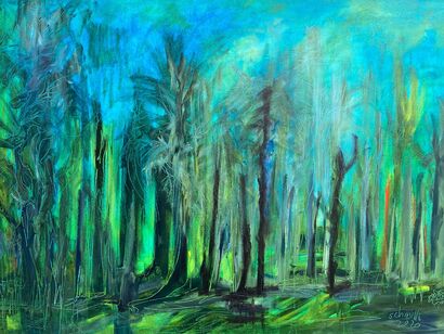 Woods - a Paint Artowrk by Santina Chirulli