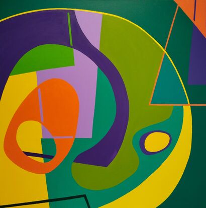 Relaciones verdes - a Paint Artowrk by Ariela Mirelmann