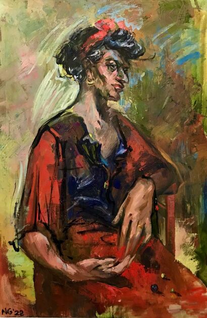 Ruby - a Paint Artowrk by Natalia Gorbunova
