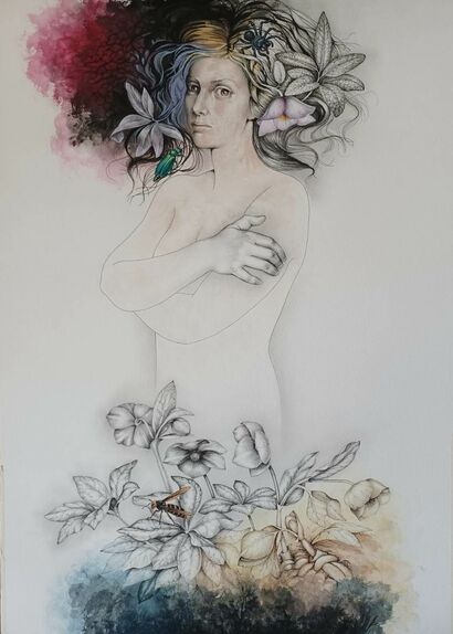 Il ritratto di lei - a Paint Artowrk by Mirella Rossomando