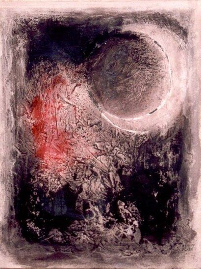 moon - a Paint Artowrk by laura facchini
