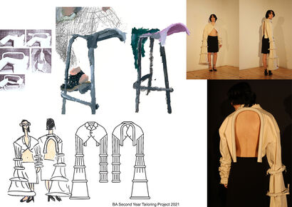 BA Second Year Tailoring Project - a Art Design Artowrk by Mei Shen