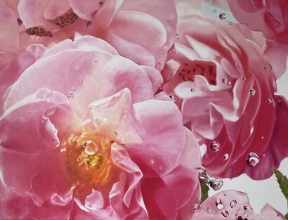 Rose n roses  - a Paint Artowrk by L A U R A C A R O L I N A