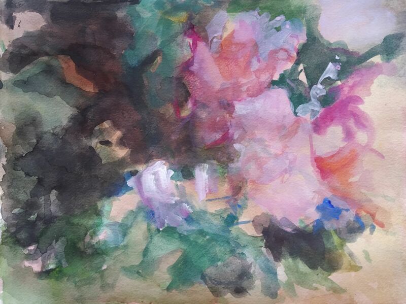 Roses - a Paint by Constanza López Schlichting
