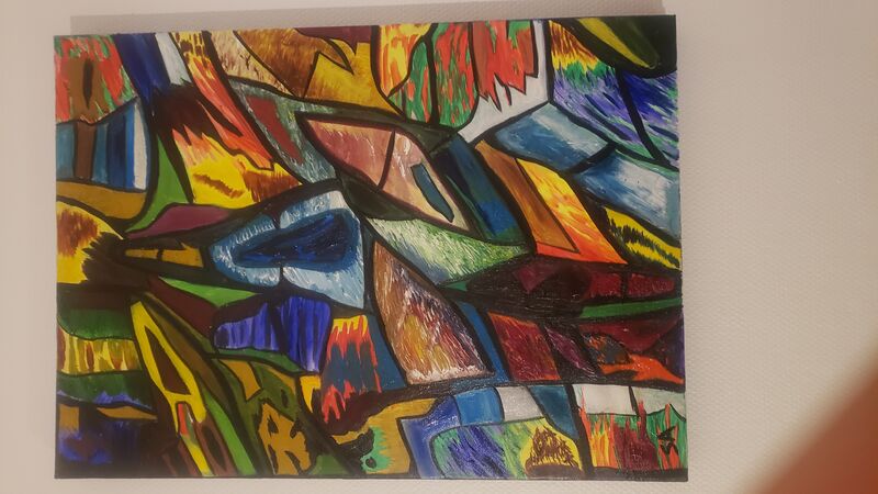 Abstract painting - a Paint by SAB