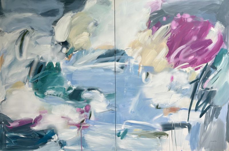 Aquaticvegetal - a Paintings by Johanne Spinella