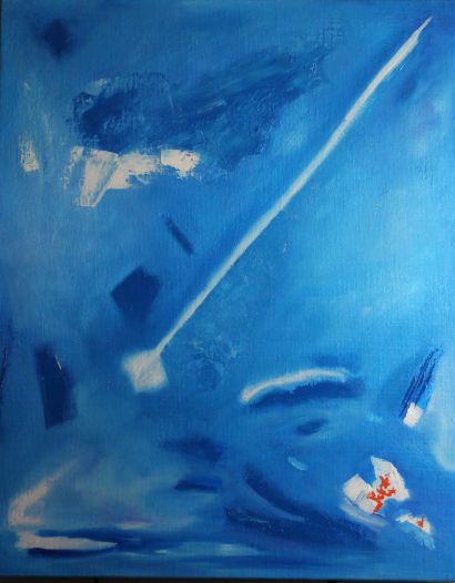 PREPARE TA LIGNE - A Paint Artwork by Tani Telas