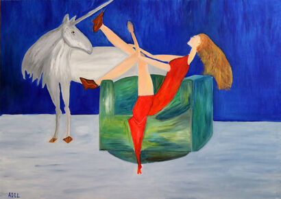 Candor and desire - a Paint Artowrk by Adel