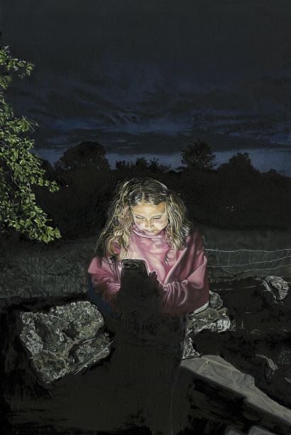 Android - a Paintings Artwork by Masha-ibeanartist