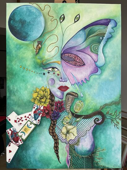L’oracle de l’âme  - a Paint Artowrk by sam L’encre de l’âme 