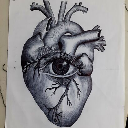 Heart eye - a Art Design Artowrk by Adem Kenane