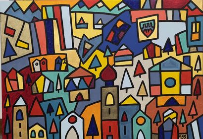 ALTA BADIA - a Paint Artowrk by FRANCESCO ARDIVEL