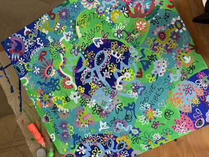 Positive vibes, positive live. - a Urban Art Artowrk by Giulia Tosoni