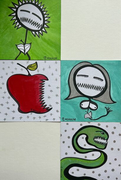 Paradisiacal Testament - a Paint Artowrk by E. Felipe De La Torre