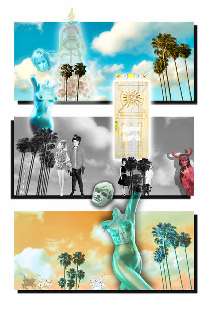 Eternity in the Palms - a Digital Graphics and Cartoon Artowrk by Ty Le Roux