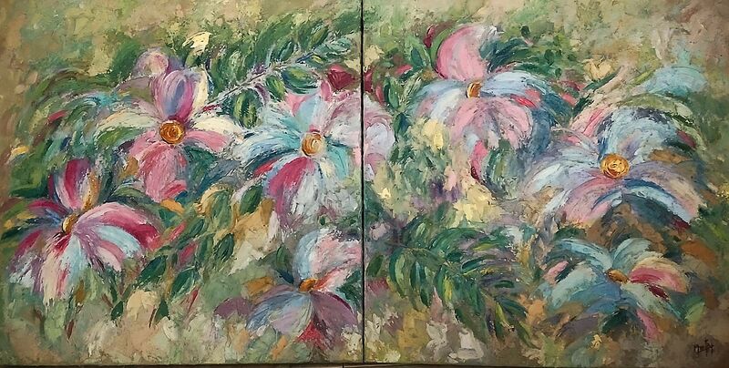 diferent - a Paintings by rosa montal riba