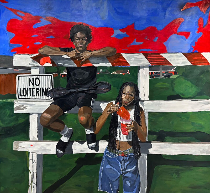 round the neighborhood - a Paint by Malikah Tamirah