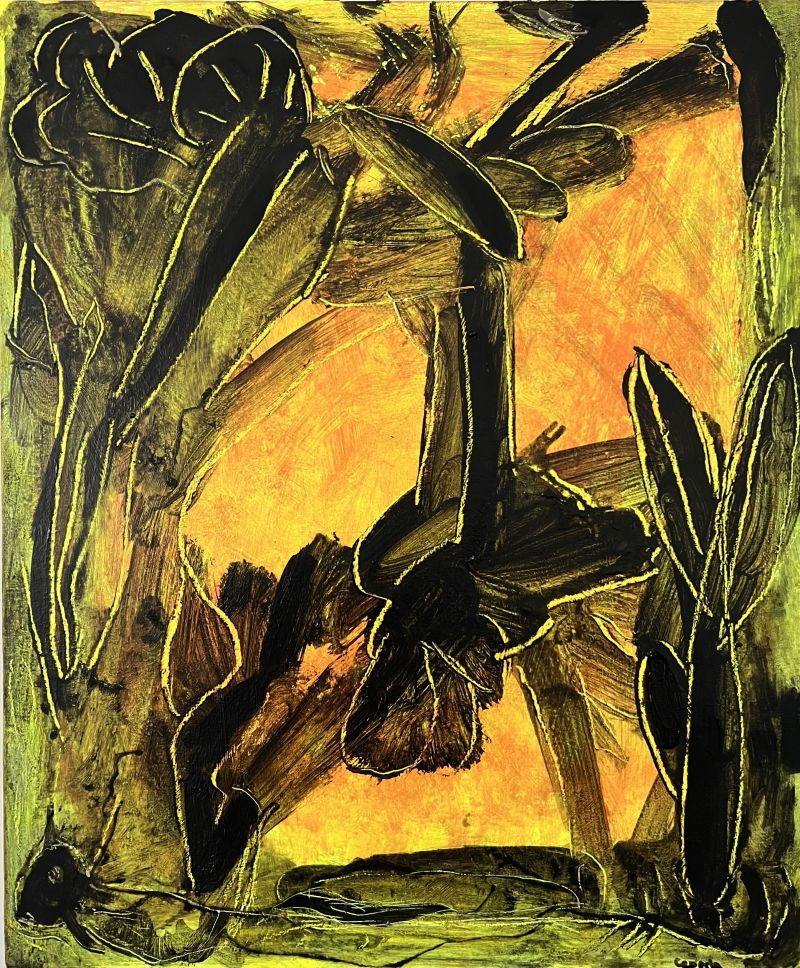 Jardín  - a Paintings by Fernando Cepeda