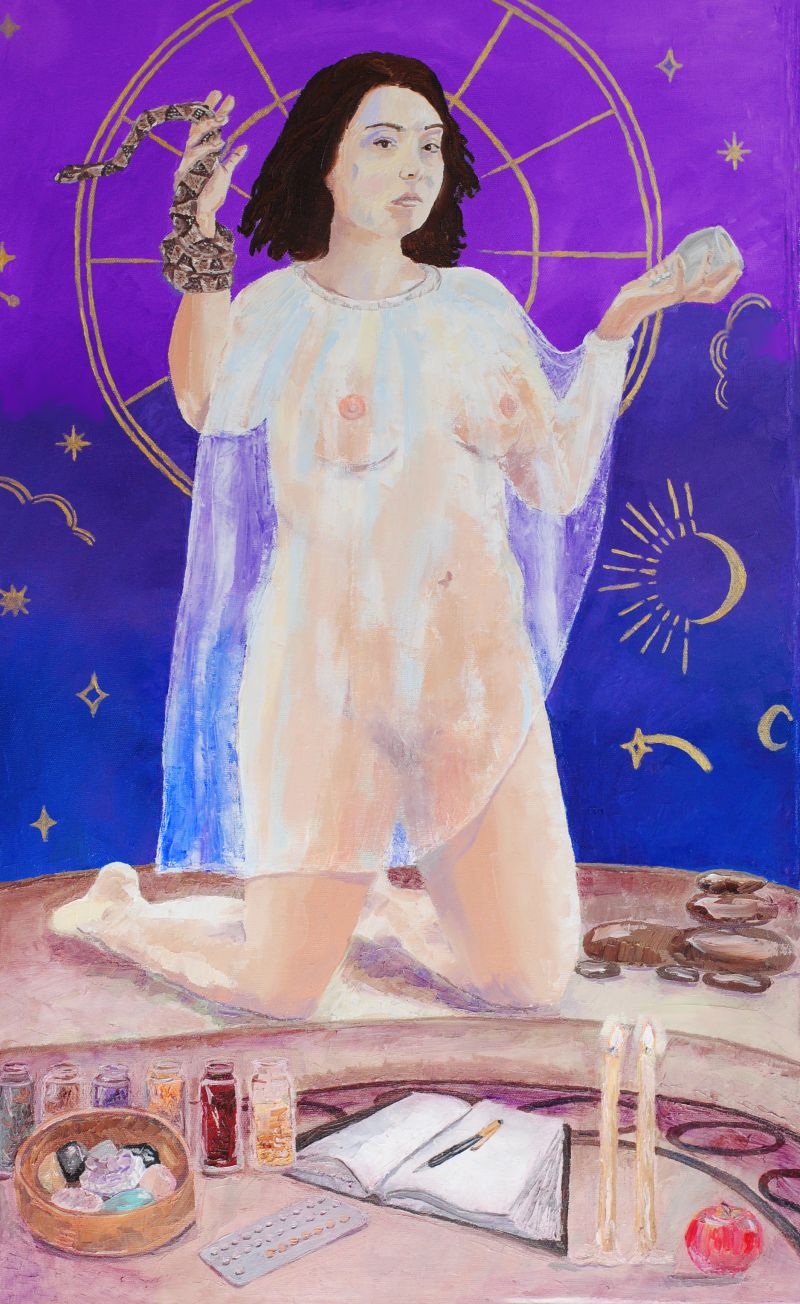 “What They Could Not Burn” - a Paintings by Carolina Correa