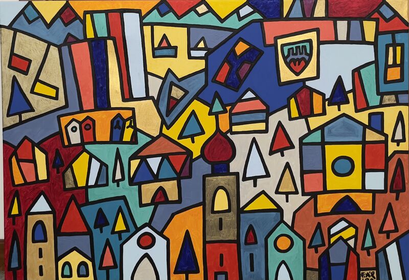ALTA BADIA - a Paintings by FRANCESCO ARDIVEL