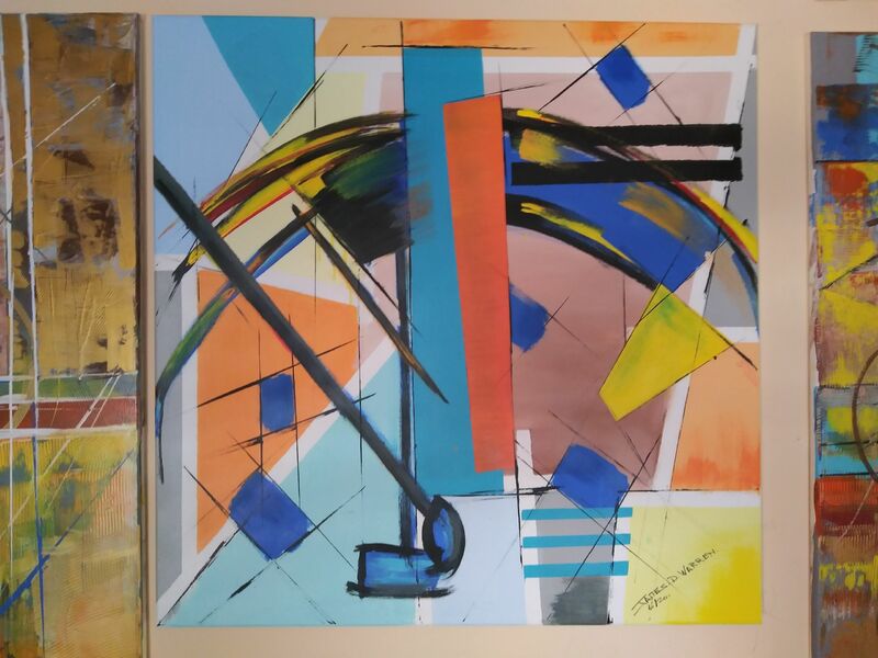 Clock mecanismo abstract - a Paint by Jimmy