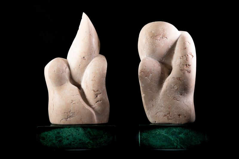 RADICI DELL'ESSERE (2 sculture) - a Sculpture & Installation by Gianni Segreto