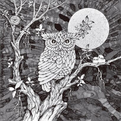 Heartbeat of the Forest - a Paintings Artwork by Makoto Ambo