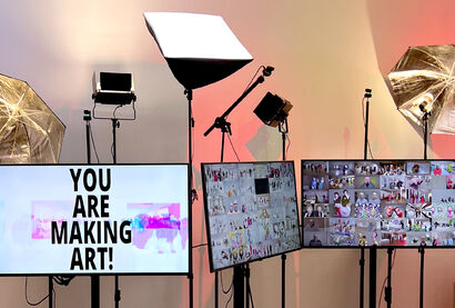 You are making art - a Digital Art Artowrk by andrea meregalli