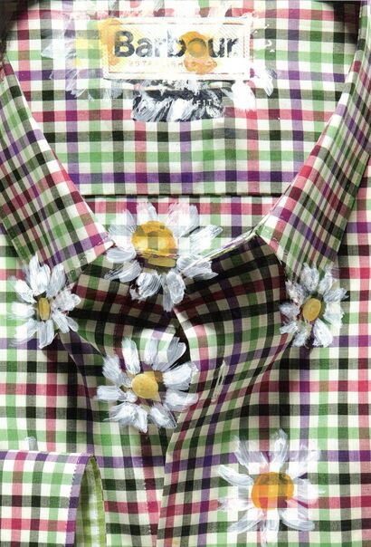 Checkered daisys - a Paint Artowrk by Lytke Lytke
