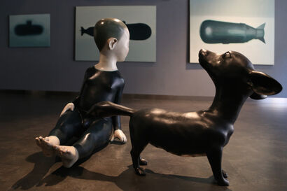 TWO PASSENGERS - A Sculpture & Installation Artwork by Monika Grycko