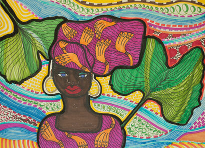 Mamma Africa - A Paint Artwork by kika