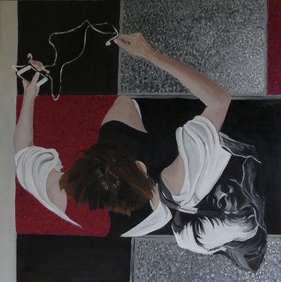 Parisian 8 - a Paintings Artwork by Belaubre Yves