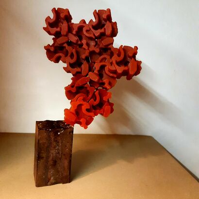 MODULAR CORE #3 FLAME - a Sculpture & Installation Artowrk by LATINA ZOICH