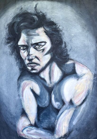 Andrea - a Paint Artowrk by Nadine Van Bogaert