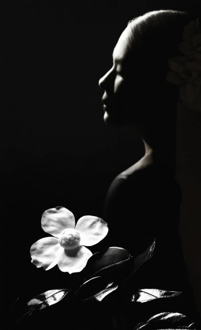 la dame aux camellias - a Digital Art Artwork by Solange Levitte