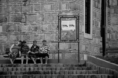 Relax on the bench - a Photographic Art Artowrk by Andrea Mattia