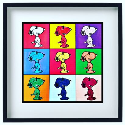 Snoopy X Andy Warhol - a Urban Art Artowrk by Matteo D\'Adda